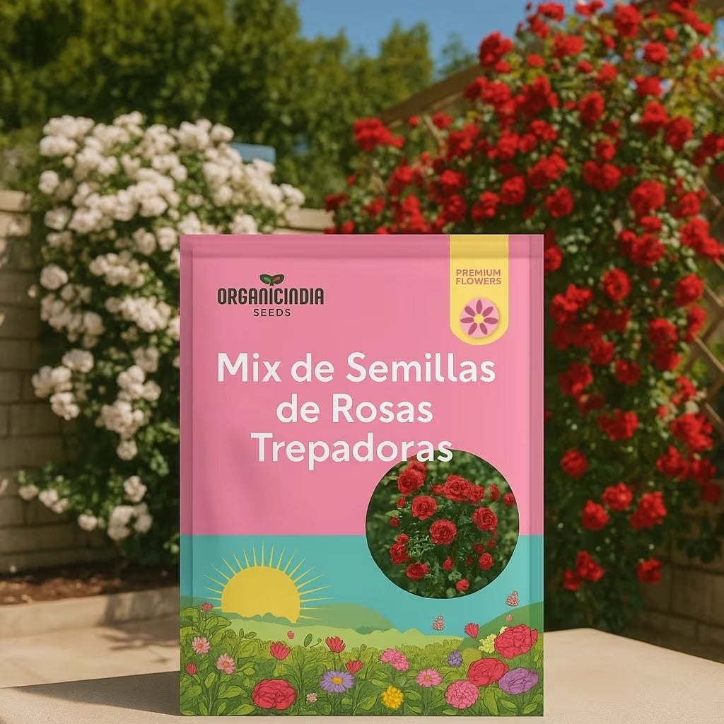 Semillas premium Mixtas de Rosas Trepadoras 100 Semillas