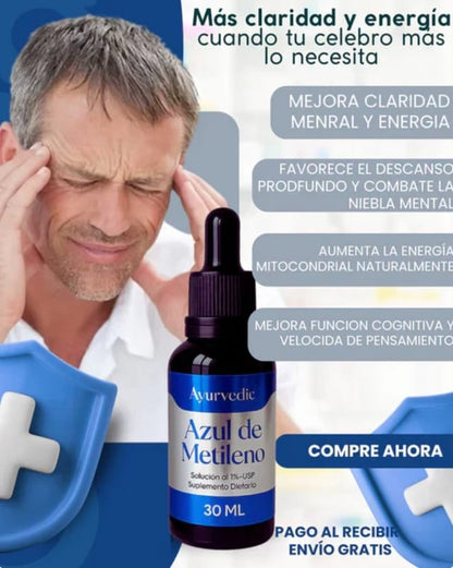 Azul de metileno- Ayurvedic®- El envejecimiento prematuro es evitable