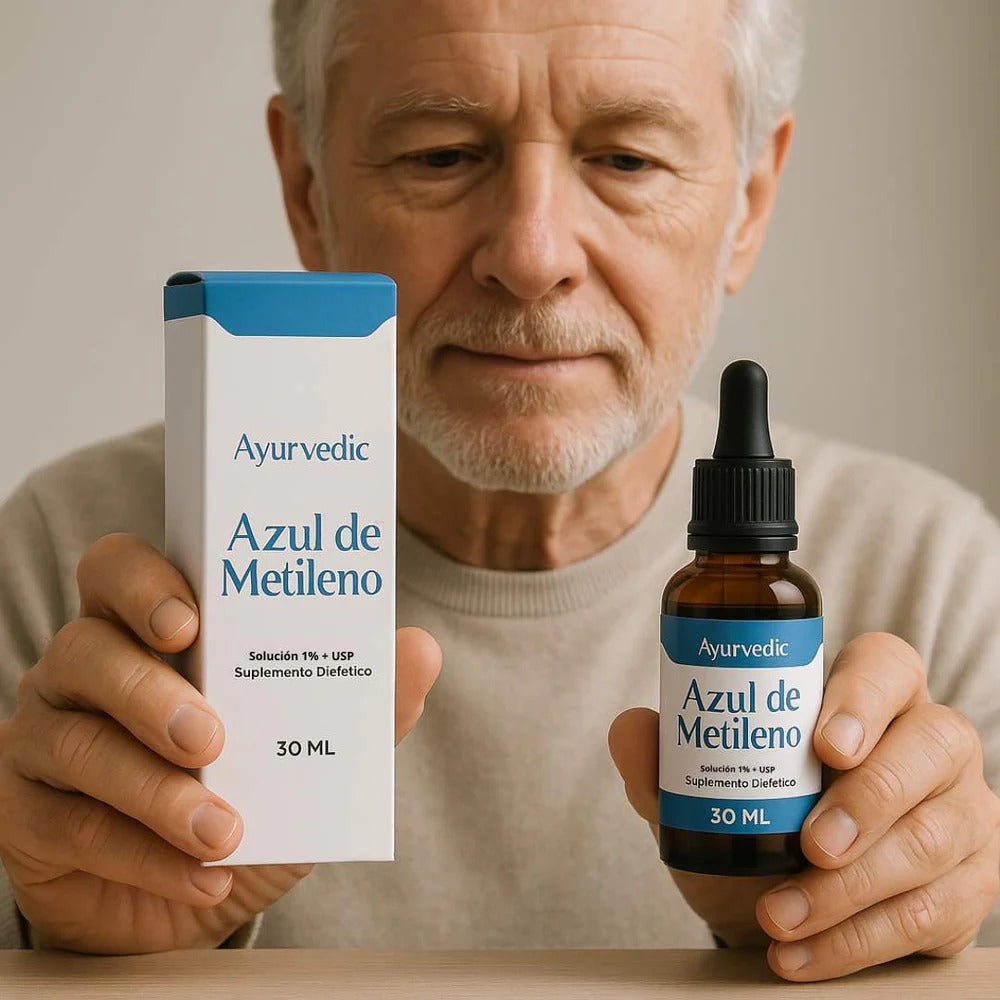 Azul de metileno- Ayurvedic®- El envejecimiento prematuro es evitable